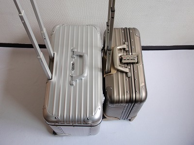 パイロットトロリーとビジネストロリー比較 - RIMOWA リモワのSALSA